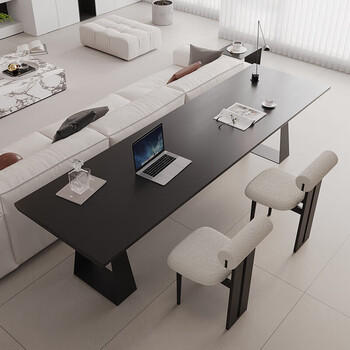 Sleeping haha solid wood desk computer table home living room sofa back long table double study table to the living room large long table