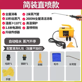 Shantou lincun high temperature and high pressure steam cleaner cleaning machine home air conditioner kitchen range hood heavy oil remover 2600w-household direct injection model