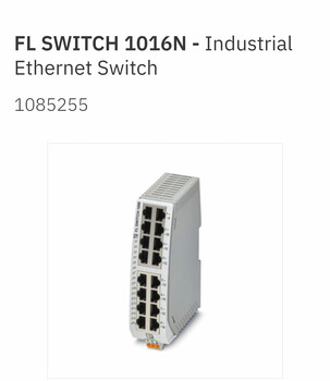Phoenix original industrial switch fl switch 1016n - 1085255