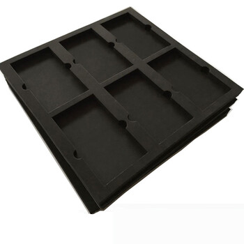 38-60 degrees black eva conductive foam material long-term static high-density foam pad tray black customized with drawings and samples please contact customer service