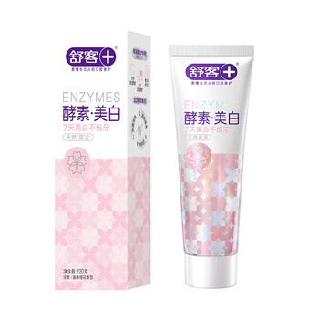 Shuke fine whitening enzyme toothpaste (manwu sakura fragrance) 120g
