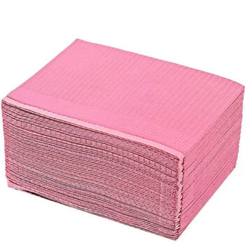 Manicure disposable cloth table mat japanese style nail salon waterproof and dustproof double-sided gasket cleaning hand pillow pad tablecloth pink 50 pieces special offer