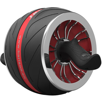 Harison hanchen automatic rebound men's and women's indoor fitness equipment artifact household anti-slip roller abdominal curling machine abdominal muscle abdominal wheel harison abdominal wheel 411_automatic rebound smart stop_delivery