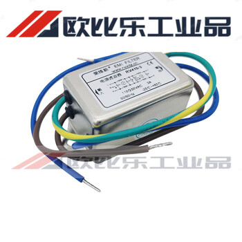 Ac customized single-phase double section emc/emi power filter 220v anti-interference rv410-1a3a6a10a15 3a lead type rv410-3