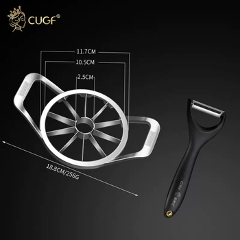 Yusenyi apple cutting stainless steel apple slicing artifact fruit divider paring knife slicing tool core (limited time offer) apple cut into 10 slices - paring knife