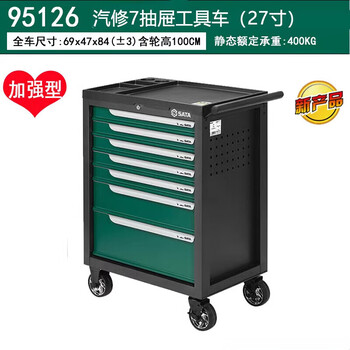 Shida tool cart auto repair tool set auto repair tool cart set 368 pieces set 09931 shida tool set 95126/auto repair 7 drawer tool cart (27 inch)