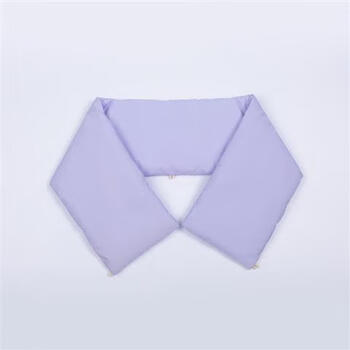 Qiao meiting down jacket anti-dirty collar protector removable threaded warm fake collar replaceable anti-dirty artifact for men and women light purple down jacket collar sticker