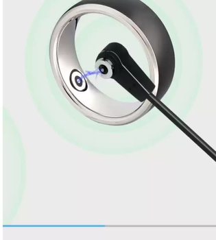 Lan cai he is suitable for pingguo android smart ring, black technology mobile phone bluetooth multi-function page turning and brushing video remote control ring, classic size 18 finger circumference 60mm, weight 110-130 catties