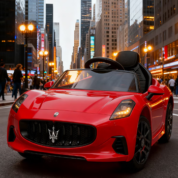 Lovipu maserati children's electric car four-wheeled remote control car drivable car baby can sit on birthday gift