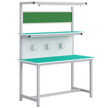 Electrician electrostatic table, static work table, electronic hardware factory inspection and packaging table, test table, double-layer mobile phone repair table, multi-functional, upgraded model 180 high, 80 long, 60 wide