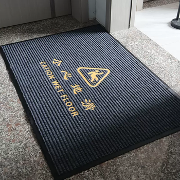 Yusenyi mat slip floor commercial toilet door anti-slip door mat company carpet dressing room absorbent floor gray carefully slip 120x200cm