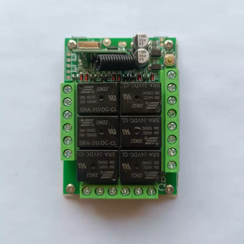 5v12v24v road 4-way 6-way intelligent learning rf wireless remote control switch receiving module controller magic 24v six-way remote control switch without remote control