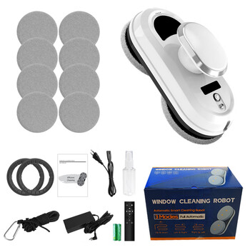 Factory spot 90w intelligent window cleaning robot electric remote control glass cleaning machine window cleaning robot window cleaning machine w11+european regulations (eu) 90w+10 cleaning cloths
