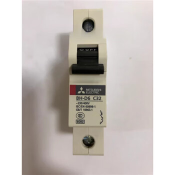 Mitsubishi original circuit breaker bh-d6 1p micro-break small circuit breaker type c bh-d6 1p x 6a