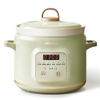 Zhanduo electric stew pot, soup pot, stew pot, baby porridge pot. reservable time 2 green 2 0l