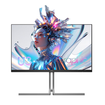 80% new aoc 27-inch 4k hdr400 wide color gamut type-c90w adaptive rotation sensor tuv hardware low blue light and no flicker energy-saving office computer monitor u27u3d