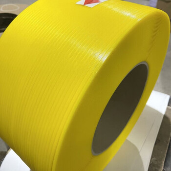 Packing machine fully automatic strapping manufacturer 5mm rolled pp plastic for 6000 meters 0.5 wide 0.6 thick 8000 meters transparent yellow