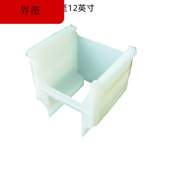 Zhuxiwei 2-12-inch pfa wafer holder corrosion-resistant and high-temperature cleaning flower blue silicon wafer carrier handle 2-inch pfa flower