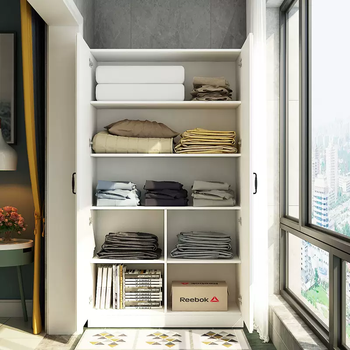 Yusenyi balcony cabinet sun protection wardrobe storage cabinet large capacity storage cabinet sundry cabinet shoe cabinet balcony combination cabinet bay window cabinet (2 doors) high 180 long 60 deep 42 upstairs package installation