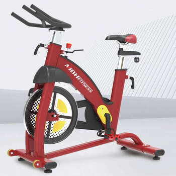 Smvp official flagship mbh/ms-5807 exercise bike for gym commercial use m-5809 exercise bike indoor fitness equipment m-5809 red leather strap transmission (delivered to home including installation)