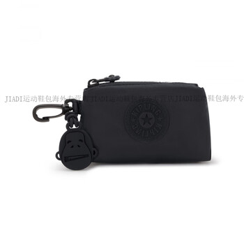 Kipling women's 2025 autumn and winter new lightweight card holder wallet hand cloud bag eleni mini official authentic mini-plain black