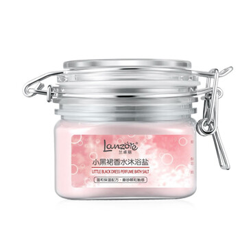 Landroli fragrance perfume bath salt 300g whole body exfoliating chicken skin body sea salt exfoliating mud bubble bath little black dress