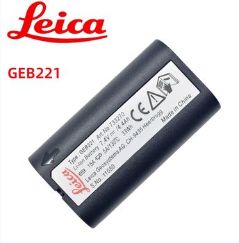 Leica total station battery geb221 unit