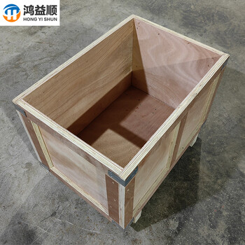 Export wooden boxes customized fumigation-free plywood industrial transport turnover box logistics packaging customized door-to-door wooden boxes