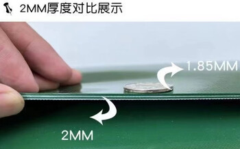 Green clip rubber mat pvc smooth warehouse floor mat workshop flame retardant floor mat workbench insulation mat 0.8 meters wide 2mm green clip 1 meter long non-slip smooth surface