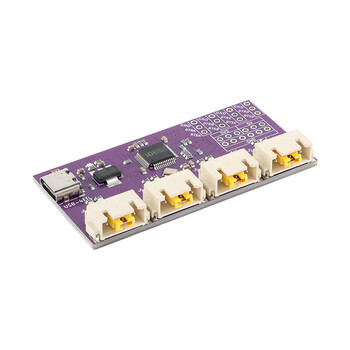 Usb to 4-way ttl serial port usb type-c interface 6mbps high-speed ch344 chip communication conversion module