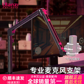 Vijim excellent basket ls24 microphone stand cantilever microphone desktop condenser microphone ipad stand overhead shot live broadcast karaoke recording anchor camera photo lazy stand ls24 microphone stand load-bearing 1.5kg