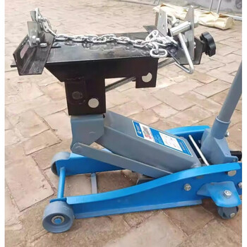 A gear box top, heavy-duty truck gearbox bracket, 3-ton low-level conveyor, car maintenance tools, auto repair tools, jack-type gearbox bracket (pallet thickness 6mm)