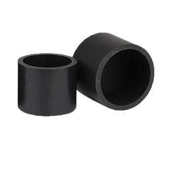 Mo peng silicone sleeve protective sleeve flat head bulk purchase 3 high temperature resistant silicone sleeve screw thread protective cap round pipe anti-collision cover black for other colors and sizes, please contact customer service