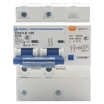 High current leakage protector circuit breaker 100a high power household air switch electric switch air switch 2p3pn4p 2p--80a leakage protection