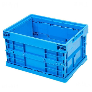 Folding storage box large size with cover plastic thickened factory rectangular turnover organization logistics without cover dh4323c 400x300x230