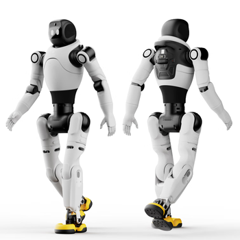 Zhiyuan lingxi x2 friendly and smart bipedal robot ai multi-modal interaction rich operation control safety single-person operation humanoid robot industrial scientific research ai conversation robot exploration version