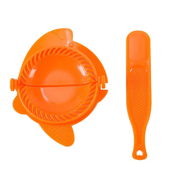 Shuwushuo dumpling making artifact dumpling wrap creative dumpling mold dumpling making machine kitchen gadget dumpling box orange dumpling making machine (1 pack)