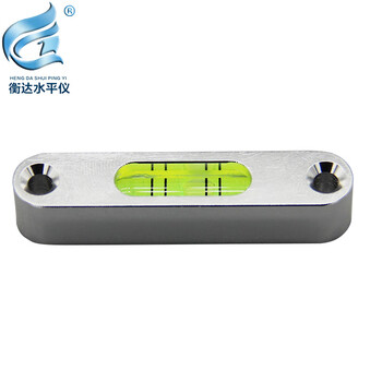 High-precision strip level level ruler mini portable level bubble level long level bubble bfhd-5010 strip type silver shell green water