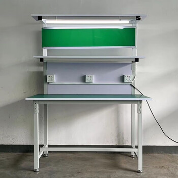 Electrician electrostatic table static work table with light repair table mobile phone assembly packaging line operation table factory workshop qc inspection sub-three-layer inspection table 160 high long 30 wide 25 high 45 stools