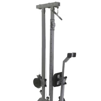 Langcai multifunctional dumbbell rowing machine high pull-down comprehensive exercise equipment for abdominal and back training with free weights gray 201/68/203