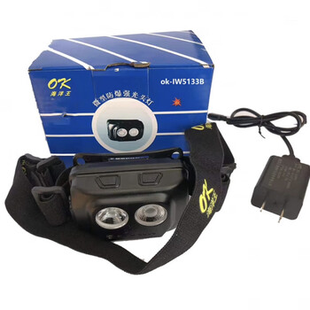 Ocean king iw5133b explosion-proof sensor headlight gesture switch safety cap waterproof and dustproof micro super bright charging iw5133b standard