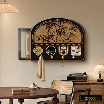 Fat donglai's same electric meter box hole board decorative painting push-pull storage rack living room distribution box blocking picture hanging cover medieval years 70*50 (accommodates 55 long * 40 high)