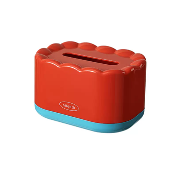 Yusenyi tissue paper household dopamine desktop living room box high-end coffee table paper box creative cream style tissue storage box sunset orange blue