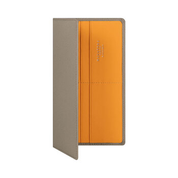 /huahu long wallet genuine pickup bag two-in-one large capacity long clip men and women handmade 2 windbreaker gray