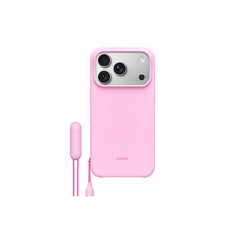 Pre-new apple beats iphone 17 pro stand case (supports magsafe and camera control) - pebble pink
