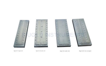 Standard bgd241 242 single double slot stainless steel scraper fine coating particle board 25 50 100um bgd 241/0 (0-15m) single slot