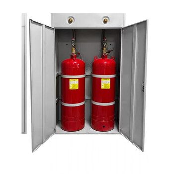 Double bottle cabinet type heptafluoropropane fire extinguishing device gqq120*2/2.5 gas fire extinguishing brand new double bottle gqq150*2_2.5