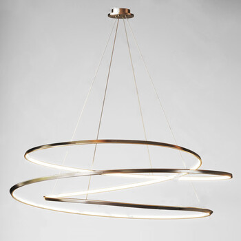 Yunyan modern minimalist restaurant lamp 2025 new restaurant chandelier creative personality artist dining room table lamp silver lamp * 4