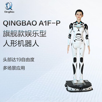 Qingbao robot's high degree of freedom facial simulation humanoid voice interaction cultural tourism exhibition/front desk reception industrial celebration advertising exhibition conference ai conversation robot a1f-p flagship model supports secondary development and customization
