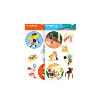 Turas brand stickers